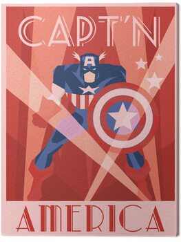 Quadro em tela Marvel - Captain America