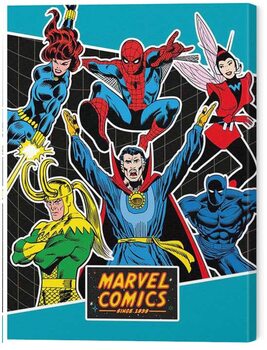 Quadro em tela Marvel - Energized