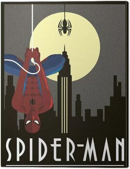Quadro em tela Marvel - Spider-Man Hanging