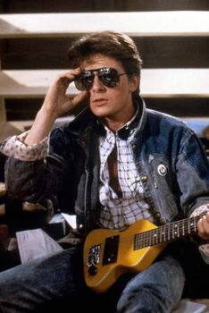 Quadro em tela Michael J. Fox, Back To The Future