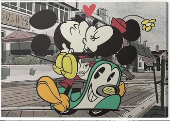 Quadro em tela Mickey Shorts - Mickey and Minnie