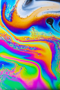 Quadro em tela Multicolor soap backgrounds