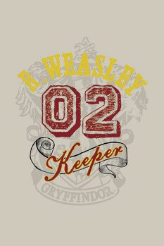 Quadro em tela Ron Weasley - Keeper 02