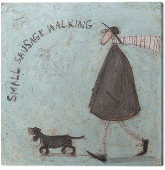 Quadro em tela Sam Toft - Small Sausage Walking