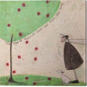 Quadro em tela Sam Toft - The Apple Doesn‘t Fall From the Tree