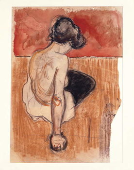 Quadro em tela Sitting Model