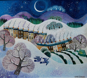 Quadro em tela Snowfall, 2019