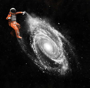 Quadro em tela Space Art