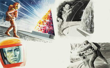 Quadro em tela Space