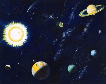Quadro em tela Space