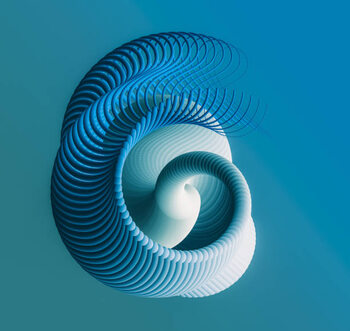 Quadro em tela Spirals