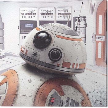 Quadro em tela Star Wars The Last Jedi - Rey Lightsaber Guard