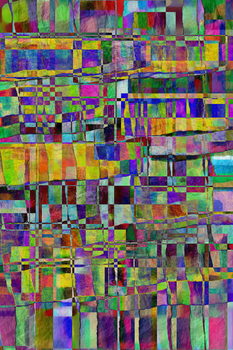 Quadro em tela structure a,2019,