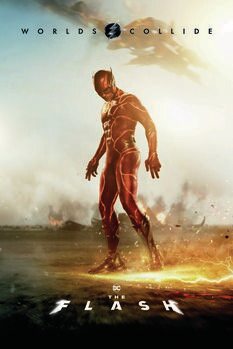 Quadro em tela The Flash - Worlds Collide