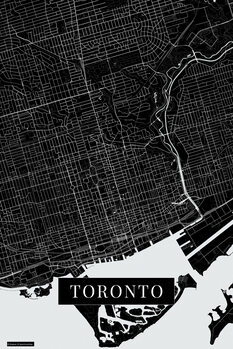 Quadro em tela Toronto black