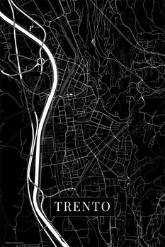 Quadro em tela Trento black