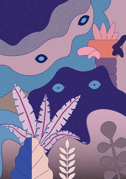 Quadro em tela unconscious Mind, 2018,