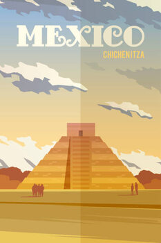 Quadro em tela Vector retro poster