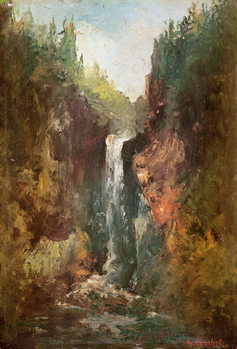 Quadro em tela Waterfall , 1873