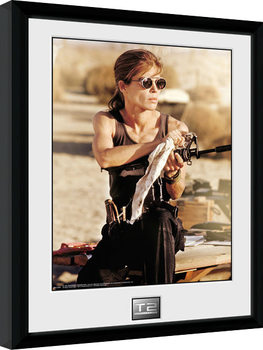 Poster emoldurado Terminator 2 - Sarah Connor