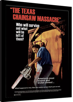 Uokvireni poster Texas Chainsaw Massacre - Brutal