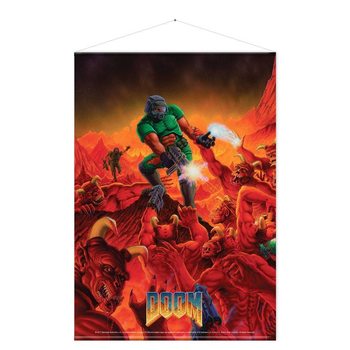 Textile Poster Doom - Retro