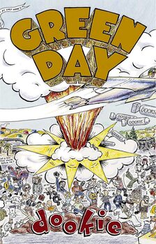 Textile poster Green Day - Dookie