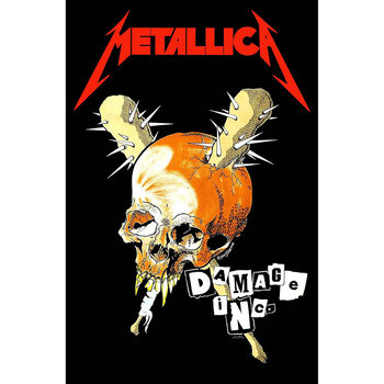 Textile poster Metallica - Damage Inc