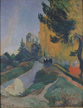 Принти на полотні The Alyscamps, Arles, 1888