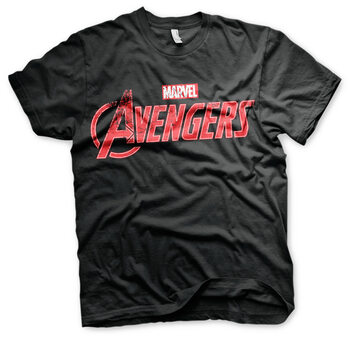 T-paita The Avengers - Distressed Logo