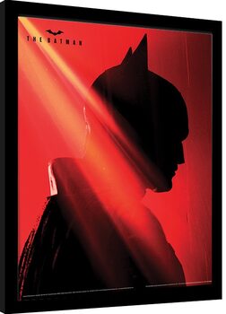 Framed Poster The Batman - Red Haze