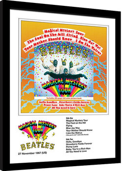 Framed poster The Beatles - Magical Mystery Tour