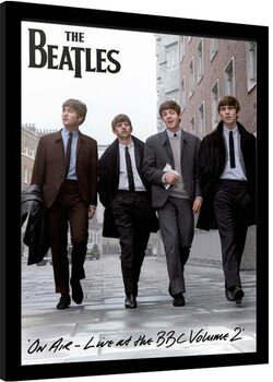 Κορνιζαρισμένη αφίσα The Beatles - On Air 2013