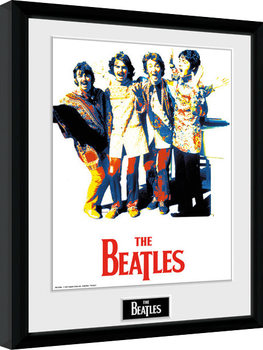 Framed poster The Beatles - Psychedlic