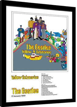 Framed poster The Beatles - Yellow Submarine