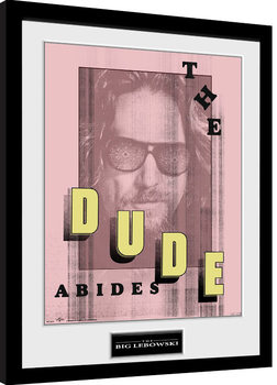 Poster emoldurado The Big Lebowski - Abides