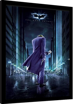 Framed poster The Dark Knight - Joker City