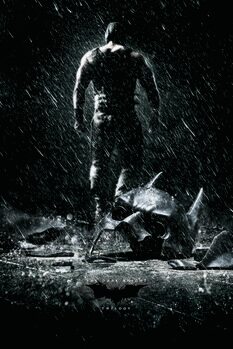 Slika na platnu The Dark Knight Trilogy - Rain