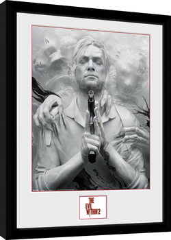 Κορνιζαρισμένη αφίσα The Evil Within 2 - Key Art