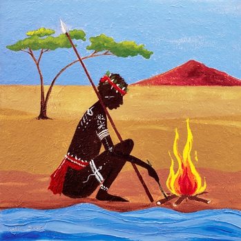 Art Print The Fire