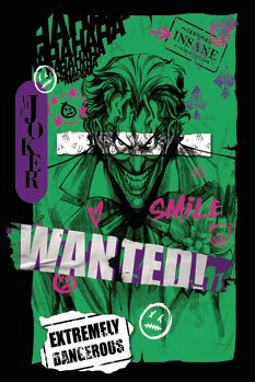 Αυτοκόλλητο The Joker - Wanted