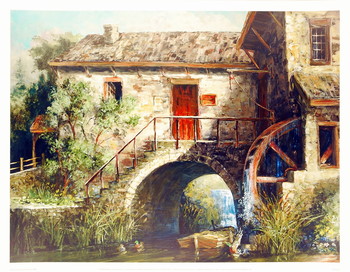 Art Print The Old Stone Mill