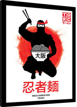 Framed poster The Original Ramen Company - Ninja Ramend Bar