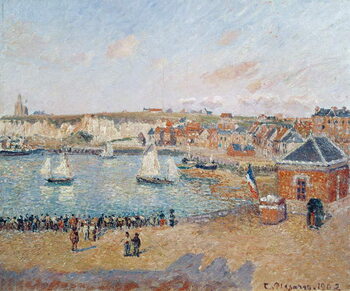 Принти на полотні The Outer Harbour at Dieppe, 1902
