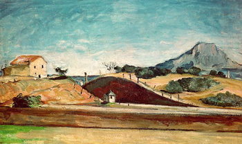 Принти на полотні The Railway Cutting, c.1870
