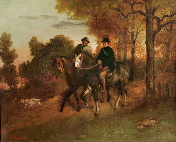 Принти на полотні The Return from the Hunt, 1857