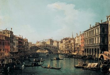 The Rialto Bridge – Ponte di Rialto Reproduction d'art