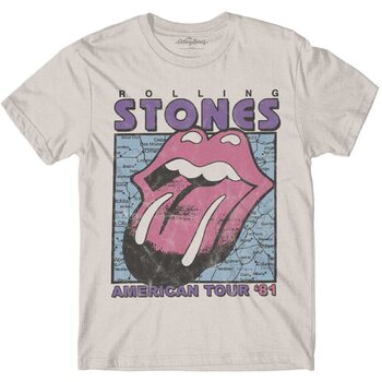 T-paita The Rolling Stones - American Tour Map