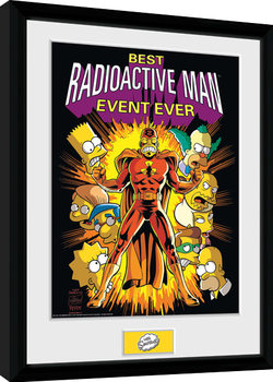 Poster emoldurado The Simpsons - Radioactive Man