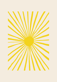Принти на полотні The Sun